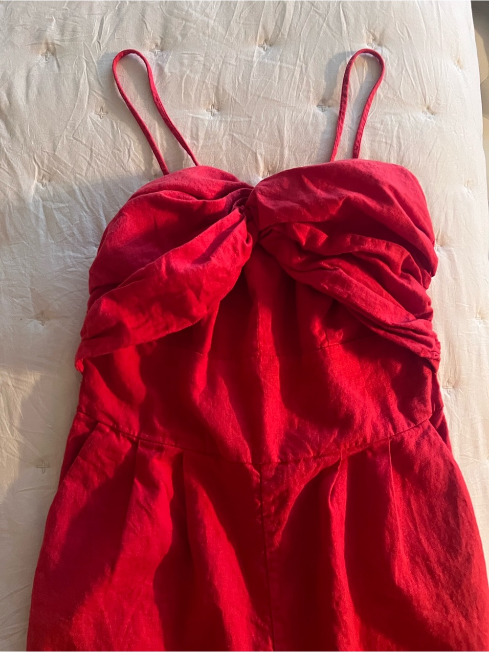 FARM Rio Bright Red jumpsuit
